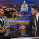 Illustration for article titled Lewis Hamilton Didn't Win His Fifth Championship This Weekend, But He Was On The Daily Show And That's Kind Of The Same Thing